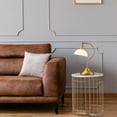 thumbnail image 6 of O'Bright Bankers - Cordless LED Table Lamp, Battery-Operated, Rechargeable, 3-Level Dimming, Universal USB-C Charging, 180° Swivel Head, White Jade Glass Shade, Antique Brass, 6 of 7
