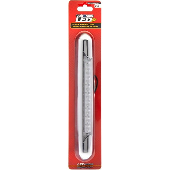 Optronics Awning Light ILL70CBAWNFS Opti-Brite; LED Awning Strip Light; 11 Inch Length; White; 12 Volt; Without Switch