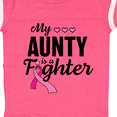 thumbnail image 4 of Inktastic Breast Cancer Awareness My Aunty is a Fighter Boys or Girls Baby Bodysuit, 4 of 5