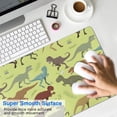 thumbnail image 4 of Long Mouse Pads for Desk,LightGreen Cartoon Dinosaurs Prehistoric Desk Mats on Top Of Desks, Desk Mouse Pad Extra Large with 3mm Non-Slip Base and Stitched Edge for Gaming,Work,Home 31.5"x11.8", 4 of 5