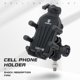 thumbnail image 4 of Soporte de teléfono para motocicleta con amortiguador de vibración, soporte antirrobo para teléfono móvil de motocicleta, rotación ajustable de 360°, 4 of 8
