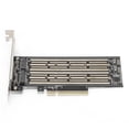 thumbnail image 2 of Tarjeta de transferencia MKey NVMe M.2 a PCIe X8 Tarjeta adaptadora SSD de almacenamiento de gran capacidad de dos dígitos, 2 of 8