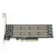 thumbnail image 2 of Tarjeta de transferencia MKey NVMe M.2 a PCIe X8 Tarjeta adaptadora SSD de almacenamiento de gran capacidad de dos dígitos, 2 of 5