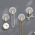 thumbnail image 4 of 8 ganchos adhesivos, ganchos para toallas de baño, ganchos para toallas de cocina, ganchos para toallas sin perforaciones, ganchos adhesivos de pared para puertas de cocina y baño (5,5*5,3*2, 4 of 5