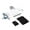 White, variant on BotaniNest Micro SD Card Reader For Android Micro SD Card To USB Adapter USB C SD Card Reader For Camera Memory Card Reader Wansurs 6 In 1 SD Card Reader
