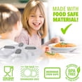 thumbnail image 6 of Magnetic Splatter Cover, 12-Inch Clear -Free Food Lid, Vented Plate Guard with Steam Vents, Anti-Splash Microwave Lid, Dishwasher Safe, Space-Saving Magnetic Storage - Gray, 6 of 9