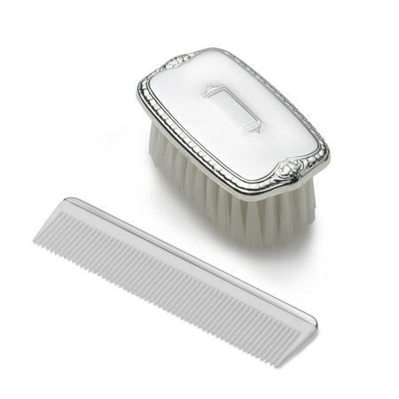 Empire Polished Pewter Gift Boxed Boys Shield Comb and Brush Set QGP8915