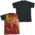 thumbnail image 2 of Dc - Shazam Bolts - Short Sleeve Black Back Shirt - Small, 2 of 4