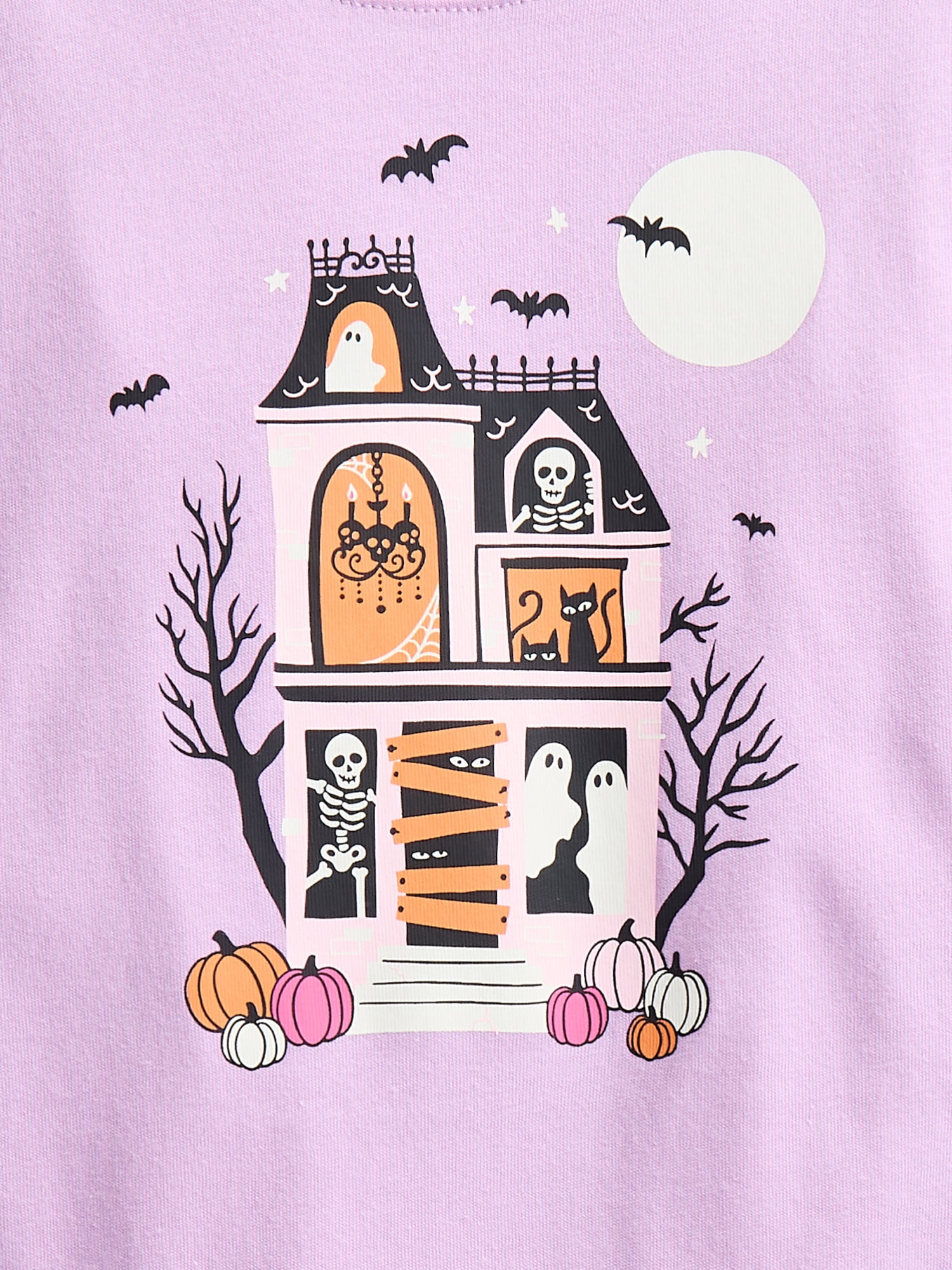 Halloween Girls Graphic Tee with Short Sleeves from Way to Celebrate, Sizes 4-18