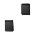 thumbnail image 3 of Advancent Bandejas rectangulares para hornear, bandeja para horno de repostería, utensilios para hornear negros/dorados, profesional resistente Negro 24*18cm 2Conjunto, 3 of 6