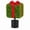 typeB, variant on Christmas Ornament, Artificial Boxwood Christmas Planter Topiary Decor, Potted Greenery Figurine, Classic Holiday Styling, For Porch Entryway Indoor Outdoor Christmas Decoration