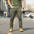 thumbnail image 2 of Men's Overalls Pants Pants Outdoor Elastic Loose Soft Pants Spring And Autumn Pants, 2 of 5