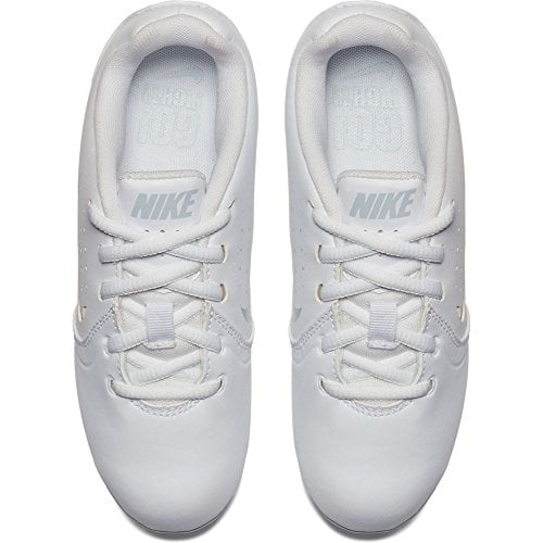 NIKE YOUTH 3 SIDELINE III CHEERLEADING SHOE Siz 9.5 MSRP $46.00 WHITE 652877 100