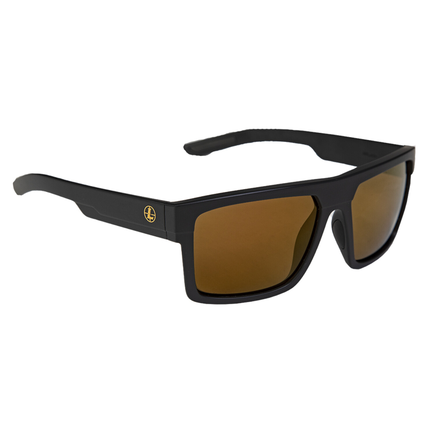 Leupold Leupold Becnara Polarized Sunglasses for Men Matte Black with Bronze Mirror Lenses