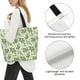 thumbnail image 3 of Balery Green Snake Bolsa Tote Estilo Estético con Cremalleras, Bolsa de Hombro, Bolsa de Compras Grande y Plegable, 3 of 8