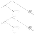 thumbnail image 6 of UEETEK 2Pcs Silver Aluminum Alloy Aquarium Light Stand Adjustable Height for Fish Tanks, 6 of 6