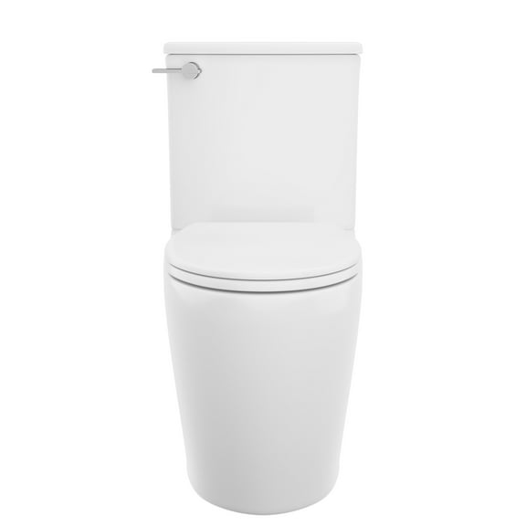 Belmont Semi-Skirted Two-Piece 12" Rough-in 1.28 GPF Left-Hand Flush Elongated Toilet in Glossy White