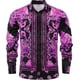 thumbnail image 1 of Camisas para hombre doradas de lujo, cómodas y elegantes, con solapa y botones, para fiestas de graduación, reuniones y calles, 1 of 6