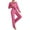 Red, variant on Clothing Cqxid525 pajamas for women set Ribbed Pajama Sets for Women Pullover V Neck Long Sleeve Sleepwear Matching Comfy Long Pants Outfits Sleepwear Pjs Sets Lounge Set Red 1PC