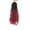 Multi-colored, variant on 8-Inch Black Short Twisted Braid Crochet Hair Bundle - 30 Strands for Natural Curls