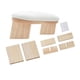 thumbnail image 3 of Cojín suave para reposamanos, soporte de cojín acrílico para uñas, herramienta para accesorios de decoración de uñas, Blanco, 3 of 9