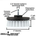 thumbnail image 5 of 4- Inch Soft White Spinning Scrub Brush - Upholstery, Carpet, Glass, and Couch Cleaner, 5 of 8