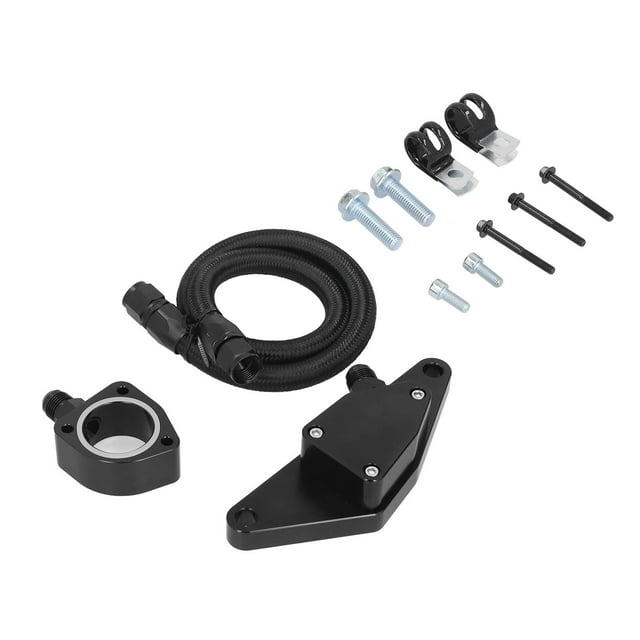 Reemplazo del kit de manguera de nailon de derivación de refrigerante para Dodge Ram 6.7 6.7L Cummins 2007.5-2018 Jadeshay A