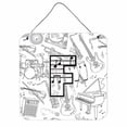 thumbnail image 2 of Carolines Treasures CJ2007-ODS66 Letter O Musical Note Letters Wall or Door Hanging Prints 6HX6W multicolor, 2 of 7
