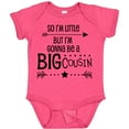 thumbnail image 3 of Inktastic So I'm Little, but I'm Gonna Be a Big Cousin Boys or Girls Baby Bodysuit, 3 of 5