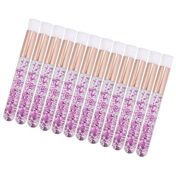 Vocoste Travel Blending Makeup Brush Set Foundation Contour Concealer Blusher Brush 10x1cm Pink 12 Pcs