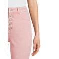 Time and Tru Women's High Rise Straight Crop Jeans, 25” Inseam, Sizes 2