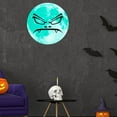 thumbnail image 4 of Adhesivo de pared redondo luminoso con forma de luna para habitación infantil, ideal para Halloween. mueca 6, 4 of 9