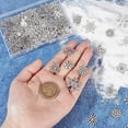thumbnail image 4 of 10Pcs Snowflake Charms Bulk Assorted Christmas Snow Charms for DIY Accessories Supplies, 4 of 9