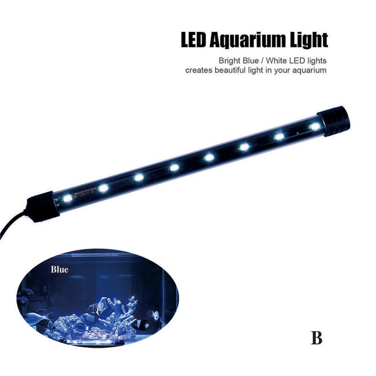 chrysant Afscheid accessoires Aquarium Fish Tank RGB LED Light Submersible Waterproof Bar Strip Lamp SMD  5050 V9I9 - Walmart.com
