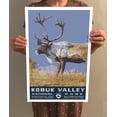 thumbnail image 4 of Kobuk Valley National Park Vintage Travel Poster / Postcard WPA Style Retro Alaska, 4 of 4