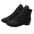 thumbnail image 5 of KEGIRLOM Women's High-Top Canvas Dance Shoes Adult Yoga Plus Size Shoes Fall And Winter Trendy And Comfortable Dance Shoes Black Size 5.5, 5 of 6