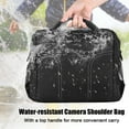 thumbnail image 3 of Bolso de hombro único Bolsa acolchada para cámara Bolsa de hombro para cámara de viaje Resistente al agua Funda para cámara a prueba de golpes Bolsa de mensajero para DSLR / SLR / Estuche para cámara Maboto Bolso de hombro único, 3 of 7