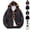 Black, variant on Men Hooded Knit Cardigan Jacket Toggle Button Plaid Lining Loose Oversized Fit Long Sleeve Warm Outer Coat For Street Dating Weekend Gathering Fall Winter Male Fashion Outfits Black L