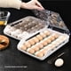 thumbnail image 4 of Caja De Huevos Rodante Automática Gran Capacidad De Almacenamiento Contenedor De Huevos De Cocina Cajón De Huevos Anti-Rotura Organizador De Huevos Que Ahorra Espacio Con Calendario Y Tapa Yuarrent HA026958-01, 4 of 7