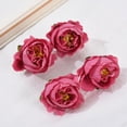 thumbnail image 1 of Simulación de cabeza de flor de rosa hecha a mano, material de corona de bricolaje, estilo retro, decoración de boda floral de té, flores falsas, 1 of 6
