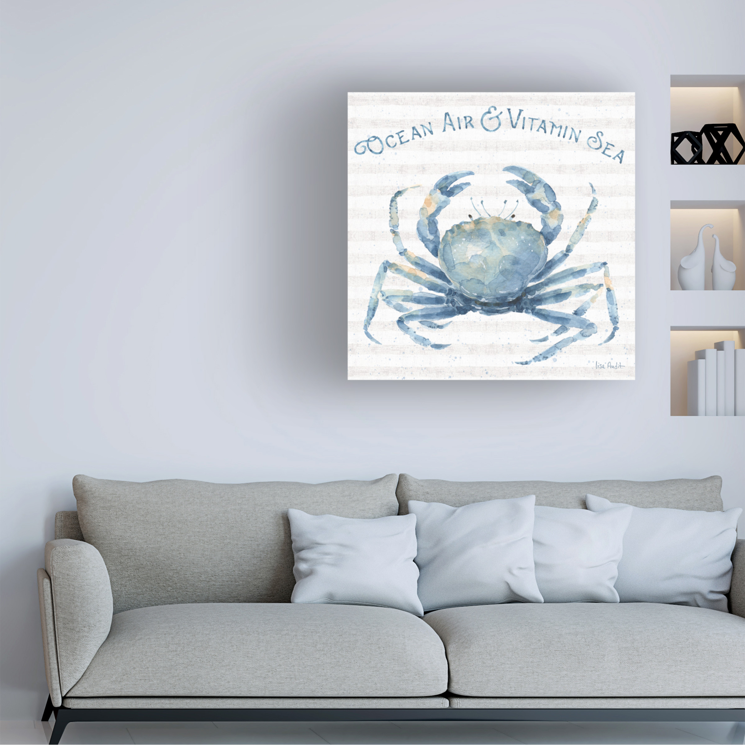 Trademark Fine Art 'Nautical Life X' Canvas Art by Lisa Audit