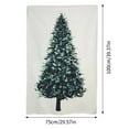 thumbnail image 3 of Hxlamzoo 75x100cm Christmas Tree Hanging Cloth with 10m LED Lights - Waterproof Polyester Wall Tapestry for Decorations, Tablecloth & Festive Background Decor, 3 of 9
