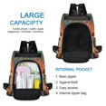 thumbnail image 6 of FORMRS Women's Travel Backpack Purse Anti-Theft Hidden Pockets Casual Shoulder Bag, Astronaut in Rain, 6 of 7