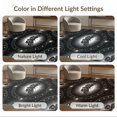 thumbnail image 7 of ODIKA 9'x12' Washable Area Rug Non-Slip, Chair-Friendly Gothic Witchy Border Academia Mystical Galaxy Phase Death Moth Refined for Dining Room, Basement, Large Office, 7 of 7