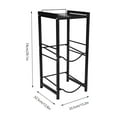 thumbnail image 2 of 5-Gallon Bucket 3 Tier Water Jug Holder Floor Standing Water Bottle Storage Rack, 2 of 13