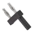 thumbnail image 3 of Fiche banane double rangée U36 4 mm, cuivre rouge, résistante aux vibrations, durable, rouge et noir, fiche de court-circuit, 3 of 4