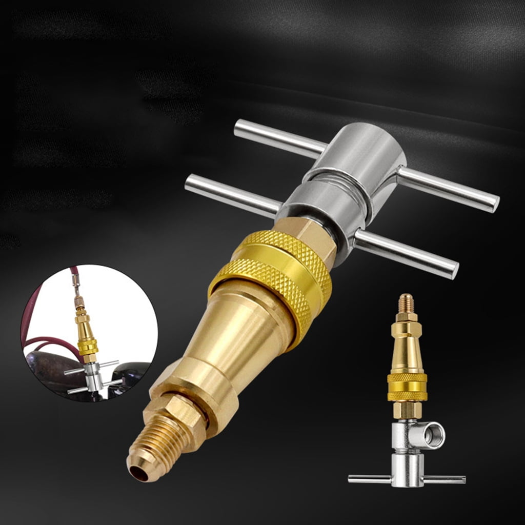 7829 Refrigerator Quick Coupling Fridge Refrigerants Refill Adapter Quick Connect Tool For Cleaning & Unclogging Pipes