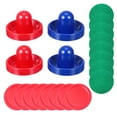 thumbnail image 1 of 1 Ensemble de Pousseurs et Rondelles de Air Hockey Accessoires de Remplacement pour Table de Jeu Air Hockey, 1 of 6