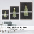 thumbnail image 4 of Christmas Glow Collection F - Framed Gallery Wrapped Holiday Canvas - 17 x 25 - Rosewood Frame, 4 of 8