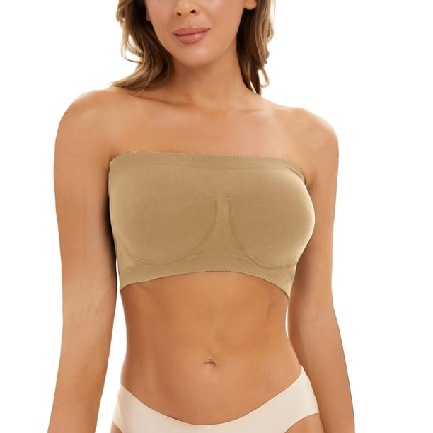La Isla Women Summer Seamless Moulded Removable Padded Strapless
